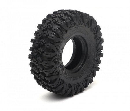 Boom Racing HUSTLER M/T Xtreme 1.55 BABY Rock Crawling Tires 3.74x1.3 SNAIL SLIME™ Compound w/Open Cell Foams (US)