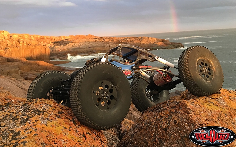 Jantes 2.2 en fibre de carbone RHINOCRAWLER (x4) pour RC RBX10 RR10 Wraith RX4 MOA - R1009