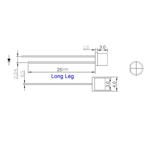 Sourcing Map 5 X 12V 3mm Pre-Wired White Light LED Emitting Diodes - View #3