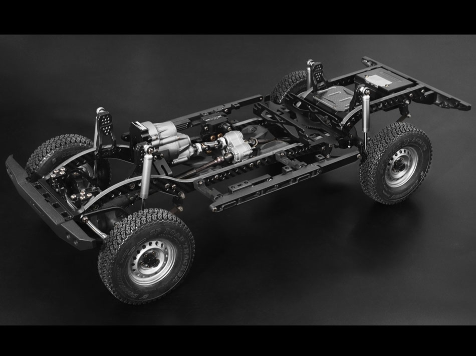 Team Raffee Boom Racing 1/10 4WD Scale Performance Chassis Kit Leaf Spring Version ...