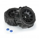 Pro-Line 1/6 Dumont Sand/Snow Tires F/R 5.7in Tires MTD 24mm Black Raid (2) thumbnail