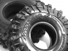 Boom Racing AGGRESSOR™ 1.9in Rock Crawling Tire GEKKO™ BLACK w/ 2-Stage Foam Inserts - 4.75in/120mm OD (2) thumbnail