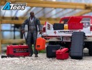 Team Raffee Co. Scale Accessories - 1/10 Scale Safety Equipment Cases Hard Luggage Box Set (3) Black thumbnail