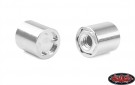 RC4WD 1/10 Scale Rear Hubs (Chrome) thumbnail