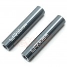 Yeah Racing Threaded Aluminum M3 Link Pipe 6x30mm 2pcs GunMetal thumbnail