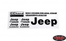 CChand Metal Logo Decal Sheet for Axial 1/10 SCX10 III Jeep (Gladiator/Wrangler) (Black) thumbnail