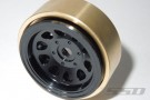 SSD 1.0in Aluminum / Brass D Hole Beadlock Wheels (Black) (2) thumbnail