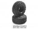 Boom Racing 1.0in MAXGRAPPLER Scale RC Tire GEKKO Red 48.5x19mm Open Cell Foams (2) thumbnail