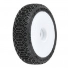 Pro-Line Racing 1/24 Electron 2.0 Buggy F/R Tires Mounted 7mm White (4): Micro-B thumbnail
