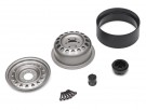 Boom Racing 1.9in 16-Hole 6-Lug Classic Steelie Reversible Beadlock Wheel w/ XT504-6LUG Hub Rear (2) Gun Metal thumbnail