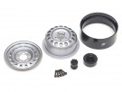 Boom Racing 1.9in 16-Hole 5-Lug Classic Steelie Reversible Beadlock Wheel w/ XT504 Hub Front (2) Gun Metal thumbnail