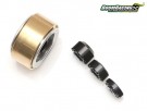 Boom Racing KRAIT™ 1.0in TE37 Beadlock Wheel w/ Brass Rings and Hub Options Set (4) Bronze thumbnail