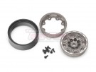 Team Raffee Co. Alu+Brass 8-petals Wheel for 1/24 RC Crawler (4) Gun Metal for Axial SCX24 thumbnail