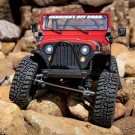 Axial 1/10 SCX10 III Jeep CJ-7 4X4 RTR Brushed Rock Crawler, Red thumbnail