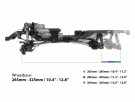 Boom Racing BRX01 AWB Link Adjustable Wheelbase 1/10 4WD Builder's Kit for  thumbnail