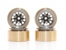 Boom Racing KRAIT™ 1.0in Terra Beadlock Wheel w/ Hubs Set (4) Gun Metal thumbnail