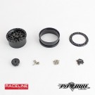 Pitbull 1.9 Scale RACELINE Ryno Aluminum Beadlock Wheels Silver - 4pcs thumbnail