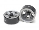 Boom Racing 1.9in S200 Steelie Reversible Beadlock Wheels w/ XT504 Hub (2) Gun Metal thumbnail
