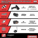 1/10 VORTEKS 2WD RTR Brushed Stadium Truck (Battery and Charger Included), Purple  thumbnail