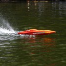 Forhåndsbestilling: Pro Boat Pro Boat Sonicwake 36in V3 Self-Righting V-Hull Boat RTR, Red thumbnail