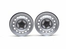 Boom Racing 1.9in 16-Hole 5-Lug Classic Steelie Reversible Beadlock Wheel w/ XT504 Hub Rear (2) Gun Metal thumbnail