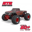 Arrma 1/10 QUAKE 223S DSC 2WD RTR Brushless Monster Truck, Red thumbnail