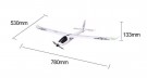 WLtoys A800 78cm Glider - Komplett thumbnail