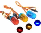 RS LED - Varsellys/saftblander 13mm - Gul thumbnail