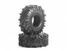 Boom Racing AGGRESSOR™ 1.9in Rock Crawling Tire GEKKO™ BLACK w/ 2-Stage Foam Inserts - 4.75in/120mm OD (2) thumbnail