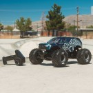 ARRMA 1/10 GORGON 223S 2WD RTR Brushless Monster Truck, Blue/Black thumbnail
