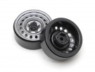 Boom Racing 1.9in Narrow 16-Hole Classic Steelie Reversible Beadlock Wheels (Front) w/ XT504 Hub (2) Gun Metal thumbnail