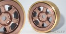 SSD 1.0in Aluminum / Brass Challenger Beadlock Wheels (2) thumbnail