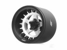 Boom Racing ProBuild™ 1.9in Extra Wide SS5 Adjustable Offset Aluminum Beadlock Wheels (2) Matte Black/Flat Silver thumbnail