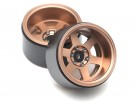 Boom Racing TE37XD KRAIT™ 2.2 Deep Dish Aluminum Beadlock Wheels w/ XT601 Hubs (2) Bronze thumbnail