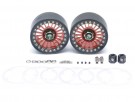Boom Racing Venomous KRAIT™ 2.2 Aluminum Beadlock Wheels With 8mm Wideners (2) Red thumbnail