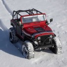 Axial 1/10 SCX10 III Jeep CJ-7 4X4 RTR Brushed Rock Crawler, Red thumbnail