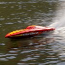 Forhåndsbestilling: Pro Boat Pro Boat Sonicwake 36in V3 Self-Righting V-Hull Boat RTR, Red thumbnail