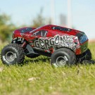 ARRMA 1/10 GORGON 223S 2WD RTR Brushless Monster Truck, Red/Black thumbnail
