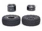 Boom Racing Extra Wide TE37XD KRAIT™ 1.9 Deep Dish Aluminum Beadlock Wheels w/ XT606 Hub (2) Gun Metal thumbnail