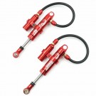 Yeah Racing 90mm Desert Lizard Piggyback Internal Spring Damper Pair Red (2) thumbnail