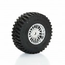Pro-Line Racing Flat Iron Front/Rear Tires Mounted 12mm Hex Chrome Diablo (4): TYPHON GROM thumbnail