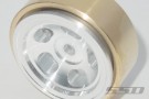SSD 1.0in Aluminum / Brass Slot Beadlock Wheels (2) thumbnail