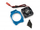 Yeah Racing Aluminum Motor Fan Mount Brace with YA-0180 Fan For Tamiya M08 Blue thumbnail