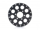 Boom Racing ProBuild™ 1.9in Extra Wide CR6 Adjustable Offset Aluminum Beadlock Wheels (2) Gun Metal/Carbon Fiber thumbnail