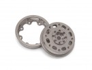 Team Raffee Co. Alu+Brass 8-petals Wheel for 1/24 RC Crawler (4) Gun Metal for Axial SCX24 thumbnail