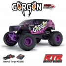 Arrma 1/10 GORGON 2WD RTR Brushed Monster Truck (Battery and Charger Included), Purple thumbnail