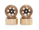 Boom Racing KRAIT™ 1.0in TE37 Beadlock Wheel w/ Brass Rings and Hub Options Set (4) Bronze thumbnail