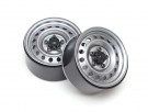 Boom Racing 1.9in 16-Hole 5-Lug Classic Steelie Reversible Beadlock Wheel w/ XT504 Hub Rear (2) Gun Metal thumbnail