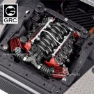 GRC LS7 Simulated V8 Engine/ Motor Heat Sink Cooling Fan For Crawler 36mm Motor Silver thumbnail