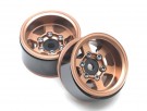 Boom Racing TE37XD KRAIT™ 1.55 Deep Dish Aluminum Beadlock Wheels w/ XT601 Hubs (2) Bronze thumbnail